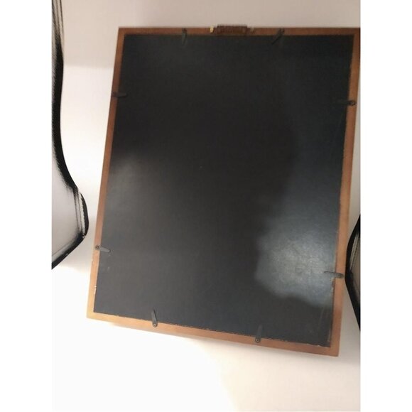 Antique Framed Victorian Style 3D Shadow Box Art With Two Women In Elegant Dress - Picture 7 of 7